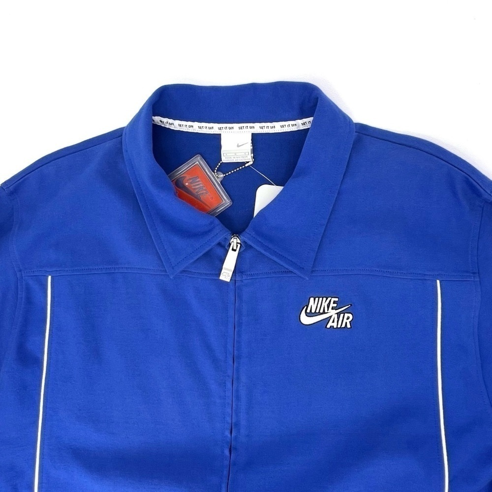 Vintage Nike Air Blue Zip-Up Men’s Size Large (oversized) lg vtg Nikeair New NWT